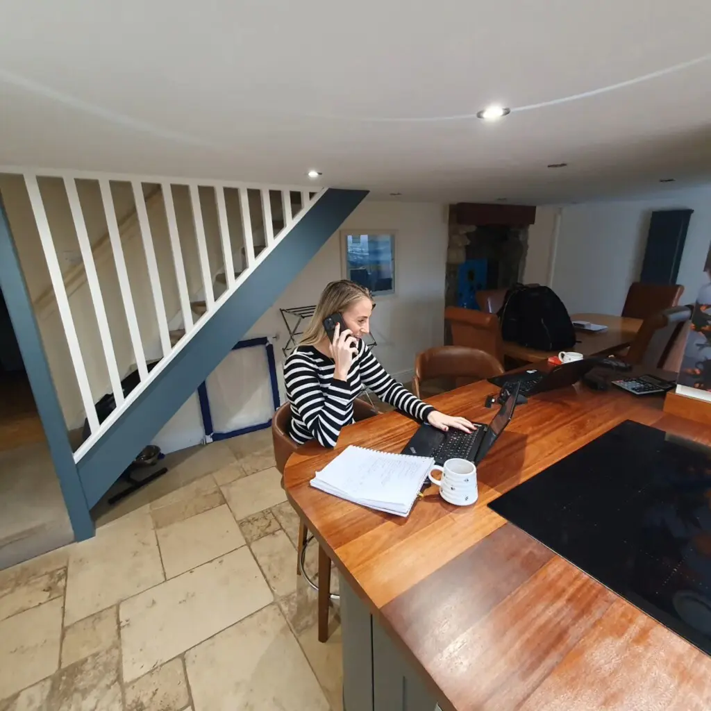 Workspace at 24 at St John's Holiday Cottage