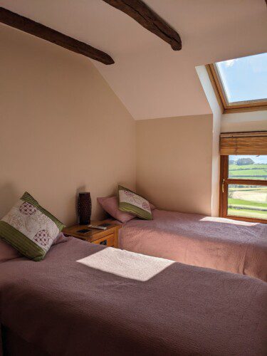 Woodland Barn Twin rooms with a view