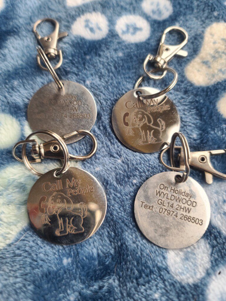 ID tags for dogs