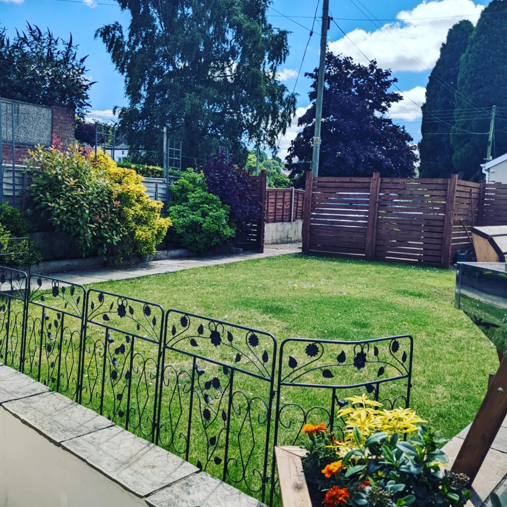 Enclosed garden at 24 at St John's Holiday Cottage