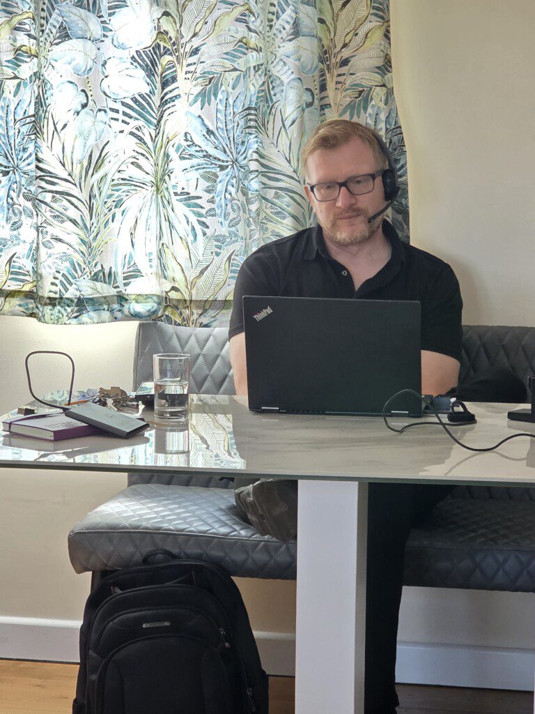 Workstation at Wyldwood Cottage